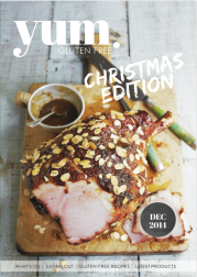 The Gluten Free Lifesaver Featured in Yum. Gluten Free Magazine's Christmas Issue