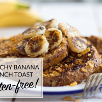 Crunchy Gluten-Free Dairy-Free Sugar-Free Low-FODMAP Banana French Toast!